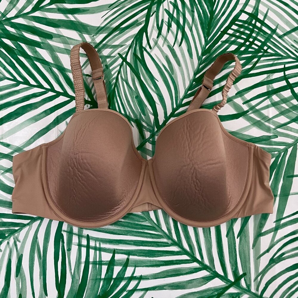 ThirdLove 24/7 Classic T-Shirt Lightly Lined Bra Taupe Size 40C